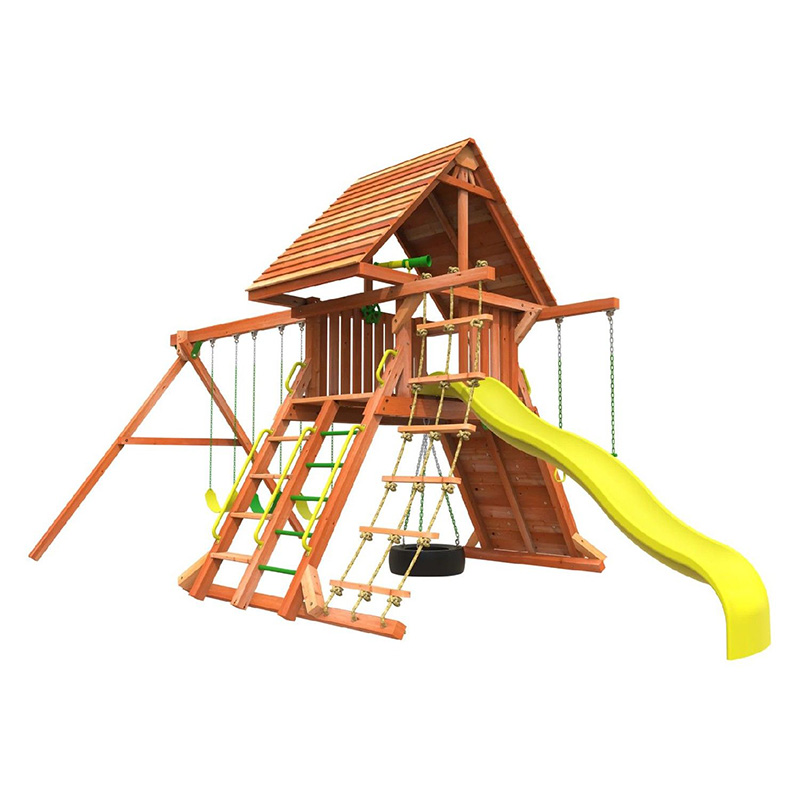 Highline Retreat Wood Swing Set