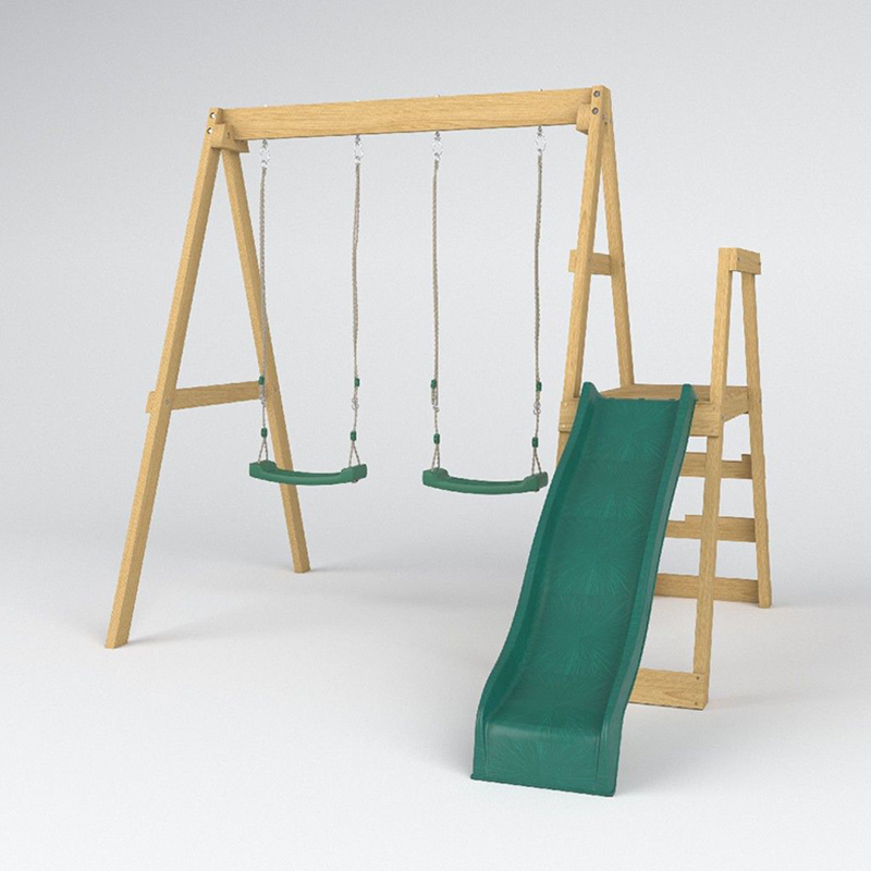 Smart Dash Wood Swing Set